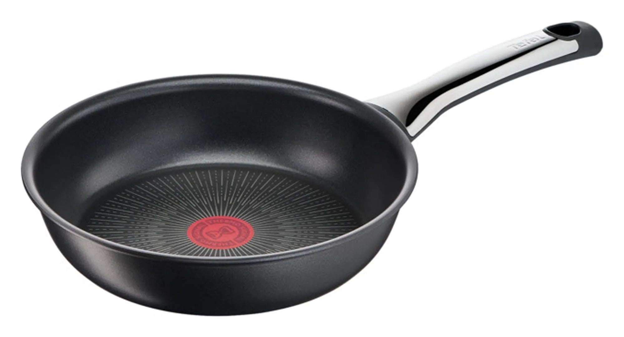 TEFAL Bratpfanne Excellence ø 24 cm: Antihaft, robustes Aluminium, Thermo-Spot, für alle Herdarten, spülmaschinenfest, ideal für kleine Portionen.