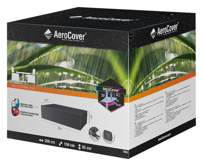 PLATINUM AEROCOVER Schutzhülle Sitzgruppe 260x150x85 cm in  präsentiert im Onlineshop von KAQTU Design AG. Gartenmöbelabdeckung ist von PLATINUM AEROCOVER