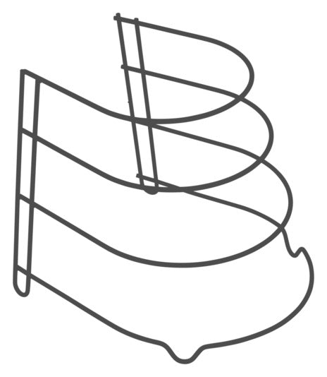 METALTEX Bratpfannenständer Canyon schwarz in  präsentiert im Onlineshop von KAQTU Design AG. Küchenhelfer ist von METALTEX