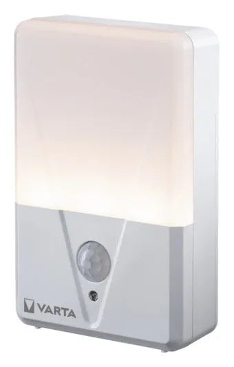 Das VARTA LED-Nachtlicht mit Bewegungssensor bietet 17 Lumen Helligkeit und ist ideal für sanfte Beleuchtung in der Nacht.