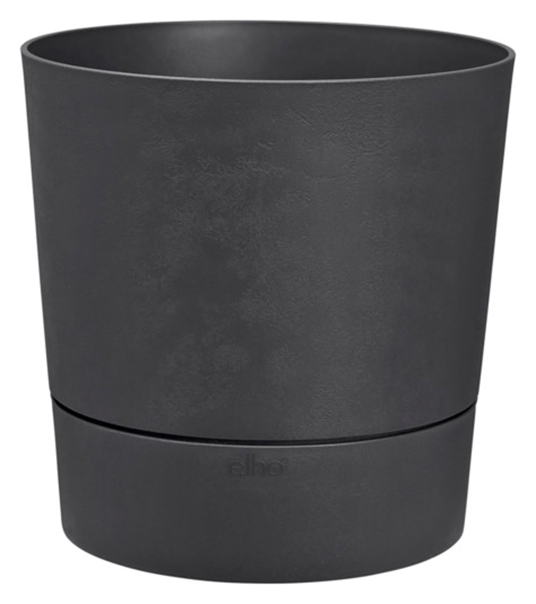 ELHO Pflanzengefäss Greensense aqua care rund holzkohlengrau ø 30 cm in  präsentiert im Onlineshop von KAQTU Design AG. Pflanzentopf Outdoor ist von ELHO