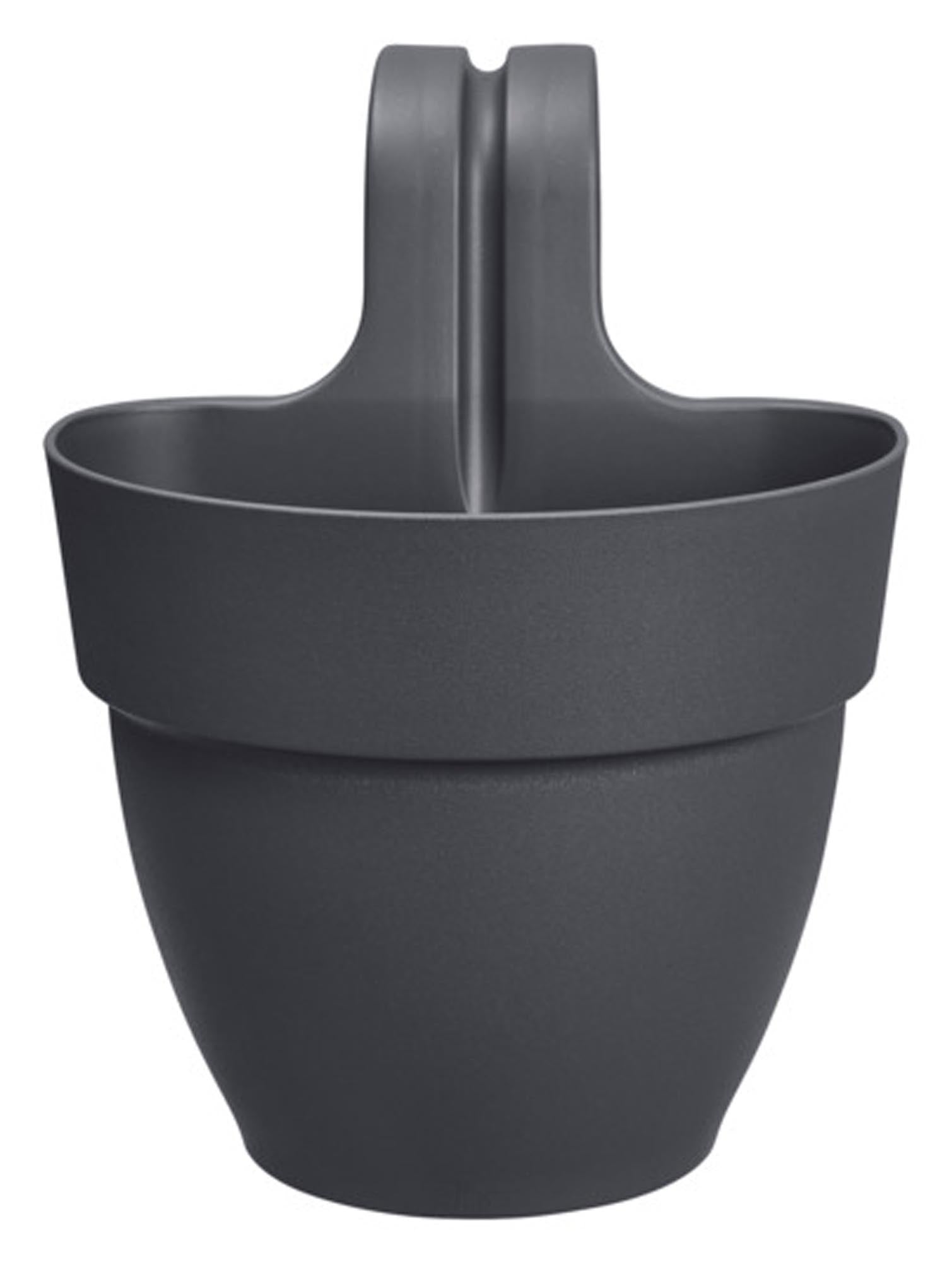 ELHO Balkonkasten Vibia Campana easy hanger S anthrazit 24x24x27 cm in  präsentiert im Onlineshop von KAQTU Design AG. Balkonkiste ist von ELHO