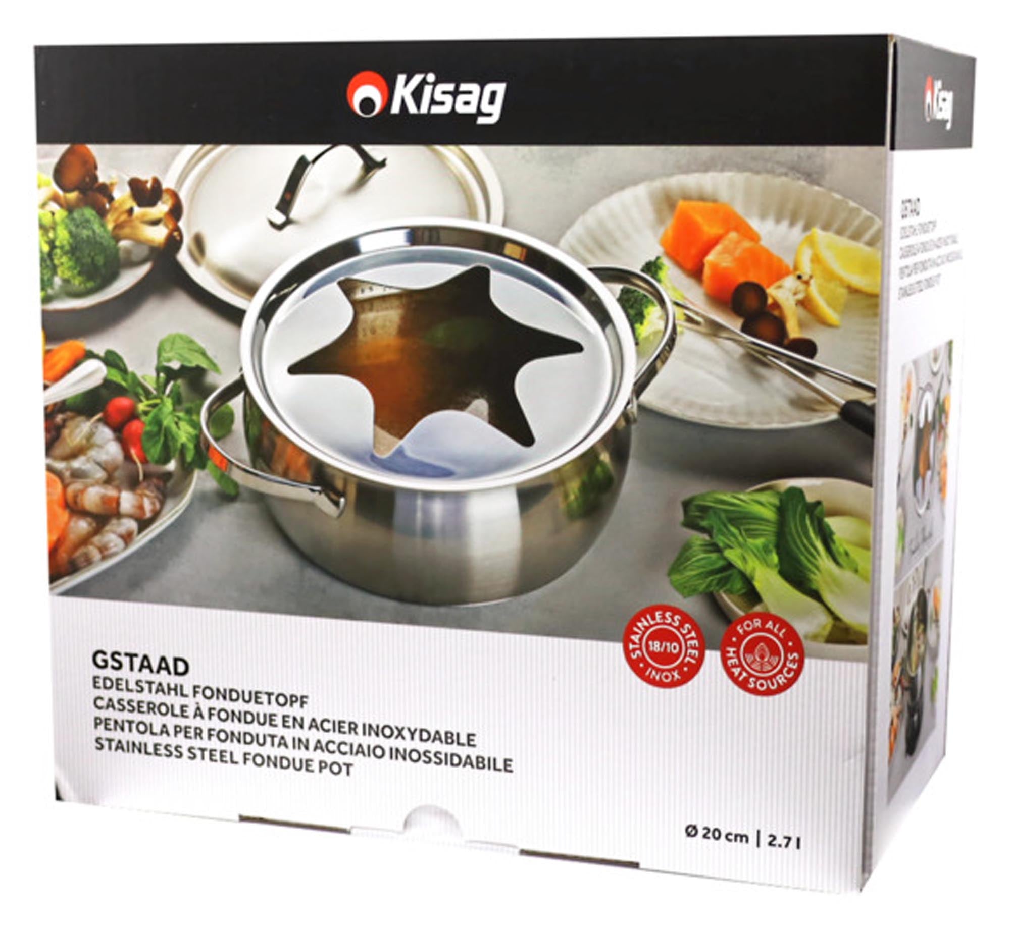 Bourguignonnetopf Gstaad ø 20 cm in  präsentiert im Onlineshop von KAQTU Design AG. Fondue/Raclette ist von KISAG