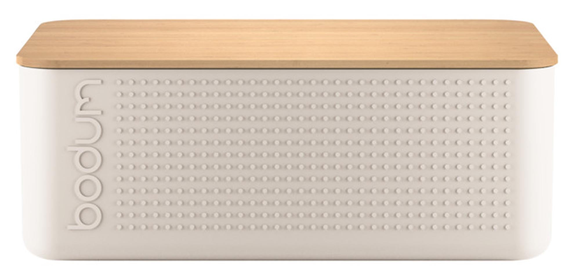 BODUM Brotbox Bistro gross weiss 36.5x13.8x23.7 cm in  präsentiert im Onlineshop von KAQTU Design AG. Brotkorb ist von BODUM