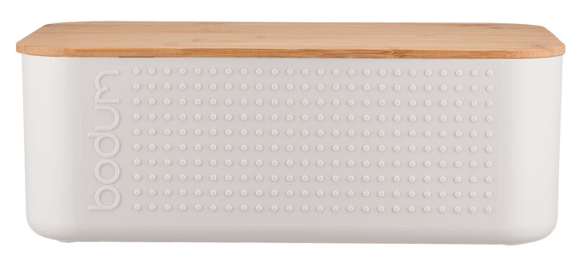 BODUM Brotbox Bistro klein weiss 29.4x10.7x19.4 cm in  präsentiert im Onlineshop von KAQTU Design AG. Brotkorb ist von BODUM