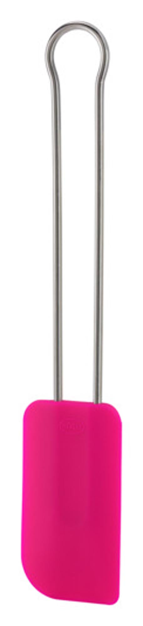 <tc>RÖSLE</tc> Dough scraper silicone pink wide 26 cm