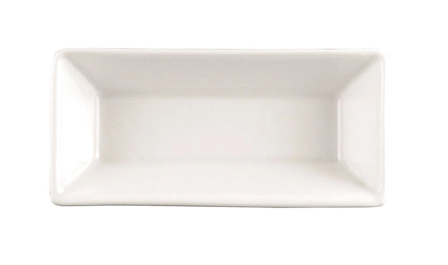 Modulo Schale hoch 2 Fuss 15.6x7.4cm H4.5cm / Fuss 3.7x3.7cm in Weiss präsentiert im Onlineshop von KAQTU Design AG. Schale ist von Royale