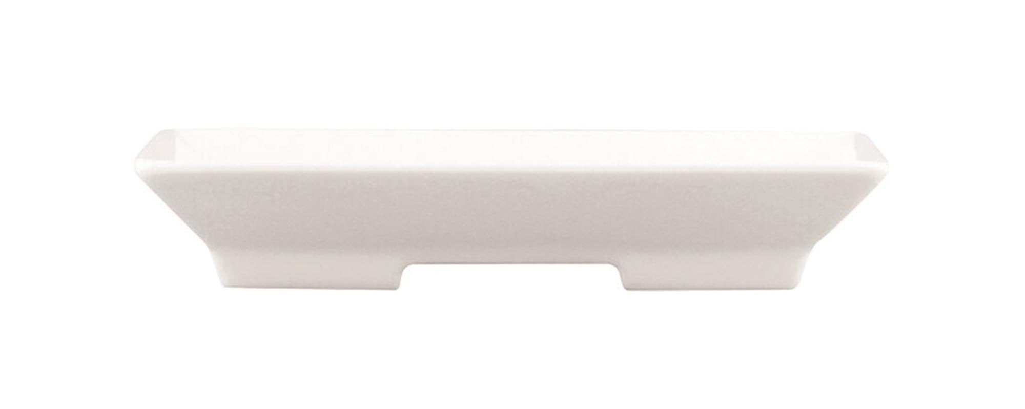 Modulo Schale flach 2 Fuss 15.6x7.4cm H2.8cm /Fuss 3.7x3.7cm in Weiss präsentiert im Onlineshop von KAQTU Design AG. Schale ist von Royale