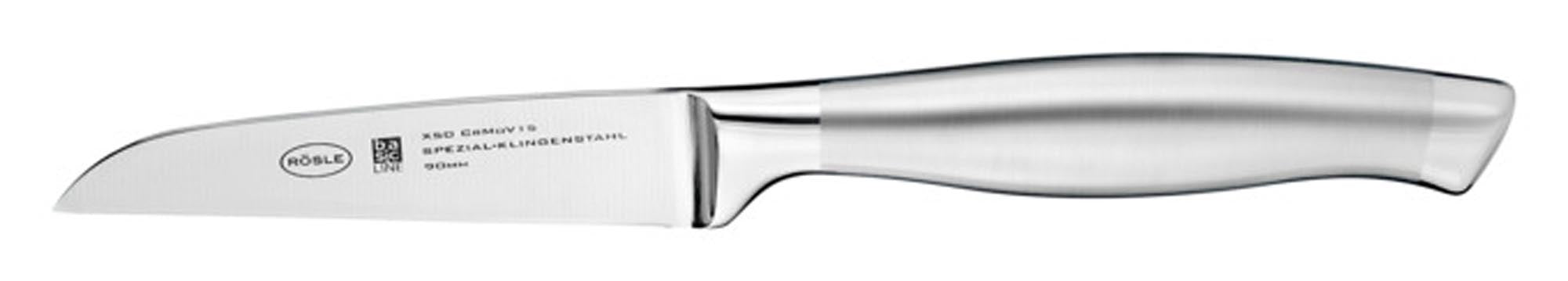 Entdecken Sie das RÖSLE Gemüsemesser aus Olivenholz (9 cm) – scharf, langlebig und stilvoll. Ideal zum Schneiden und Schälen von Obst und Gemüse.
