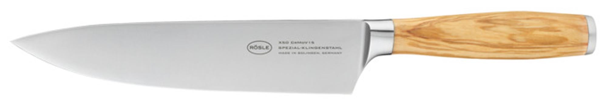 RÖSLE Kochmesser Olivenholz 20 cm