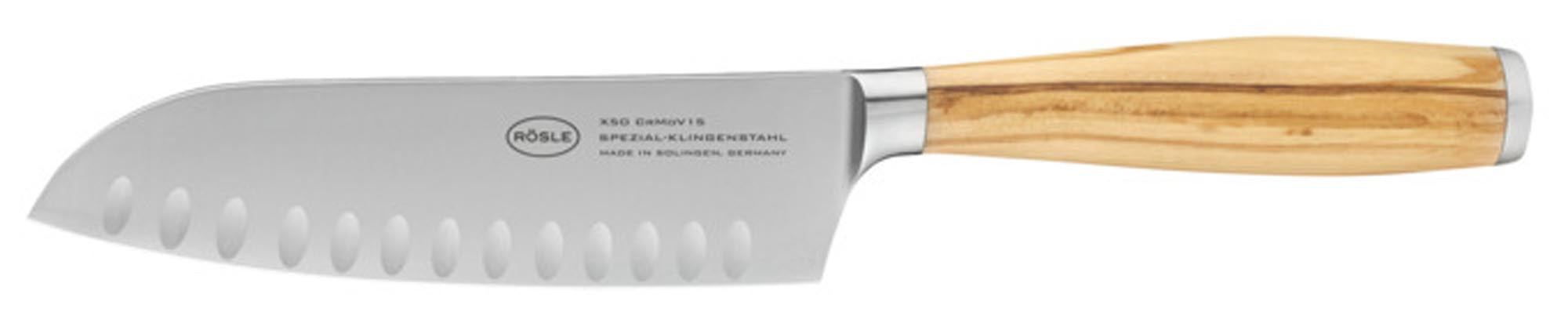 RÖSLE Santokumesser Olivenholz 16 cm