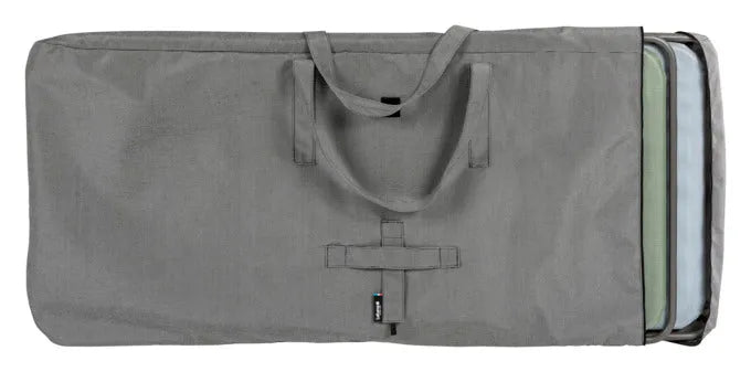 Praktische LAFUMA Transporttasche in Anthrazit, Maße 59x124x16 cm, ideal für den sicheren Transport Ihrer Ausrüstung.