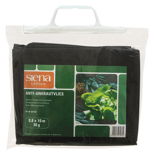 SIENA GARDEN Unkrautvlies 0.8x10 m 50 g/m² schwarz in  präsentiert im Onlineshop von KAQTU Design AG. Gartenpflege ist von SIENA GARDEN