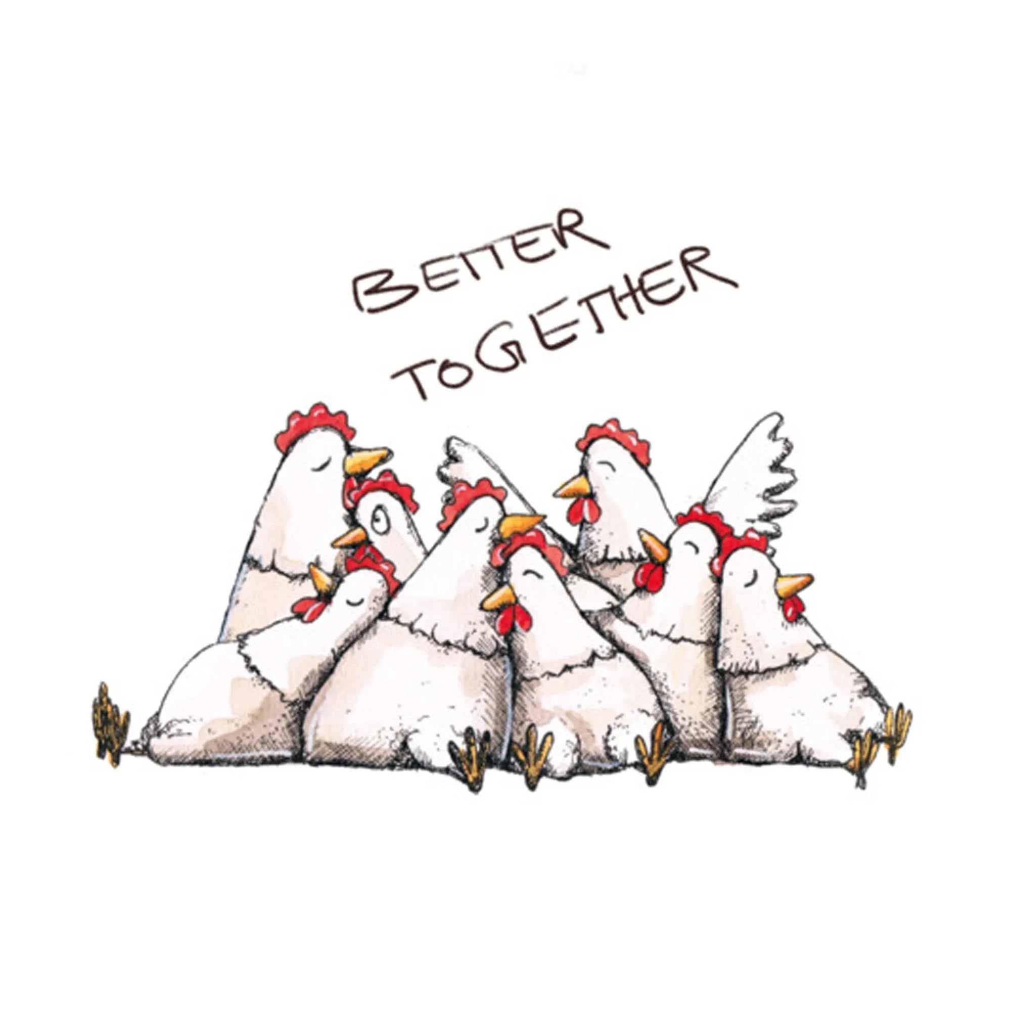 Servietten Better Together 33x33 cm in  präsentiert im Onlineshop von KAQTU Design AG. Servietten ist von PPD