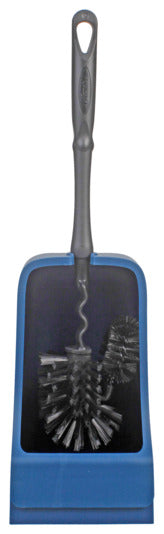 EBNAT WC-Bürstengarnitur eckig mit Randreiniger blau in  präsentiert im Onlineshop von KAQTU Design AG. Badzubehör ist von EBNAT