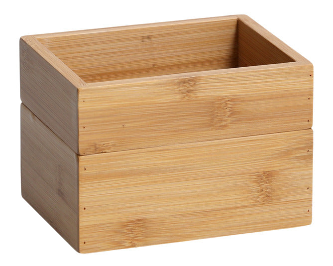 ZELLER PRESENT Ordnungsboxen-Set Bamboo 2-teilig 11x14.5x10 cm in  präsentiert im Onlineshop von KAQTU Design AG. Haushaltshilfen ist von ZELLER PRESENT