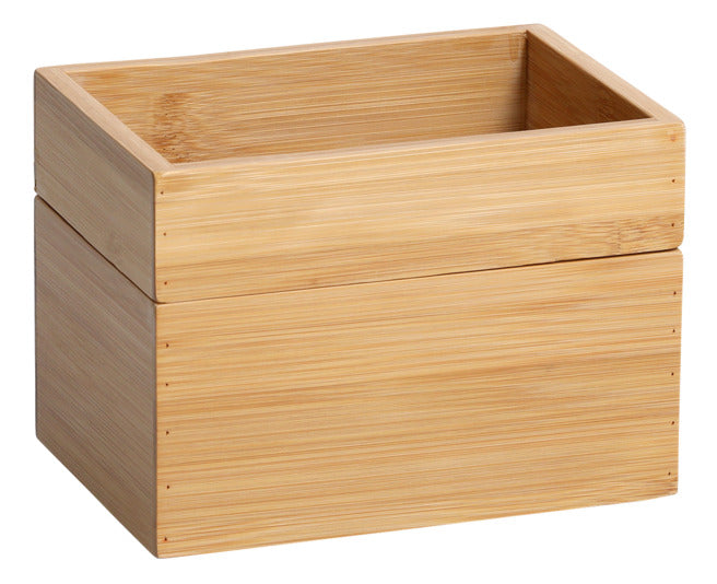 ZELLER PRESENT Ordnungsboxen-Set Bamboo 2-teilig 12x17x12 cm in  präsentiert im Onlineshop von KAQTU Design AG. Haushaltshilfen ist von ZELLER PRESENT