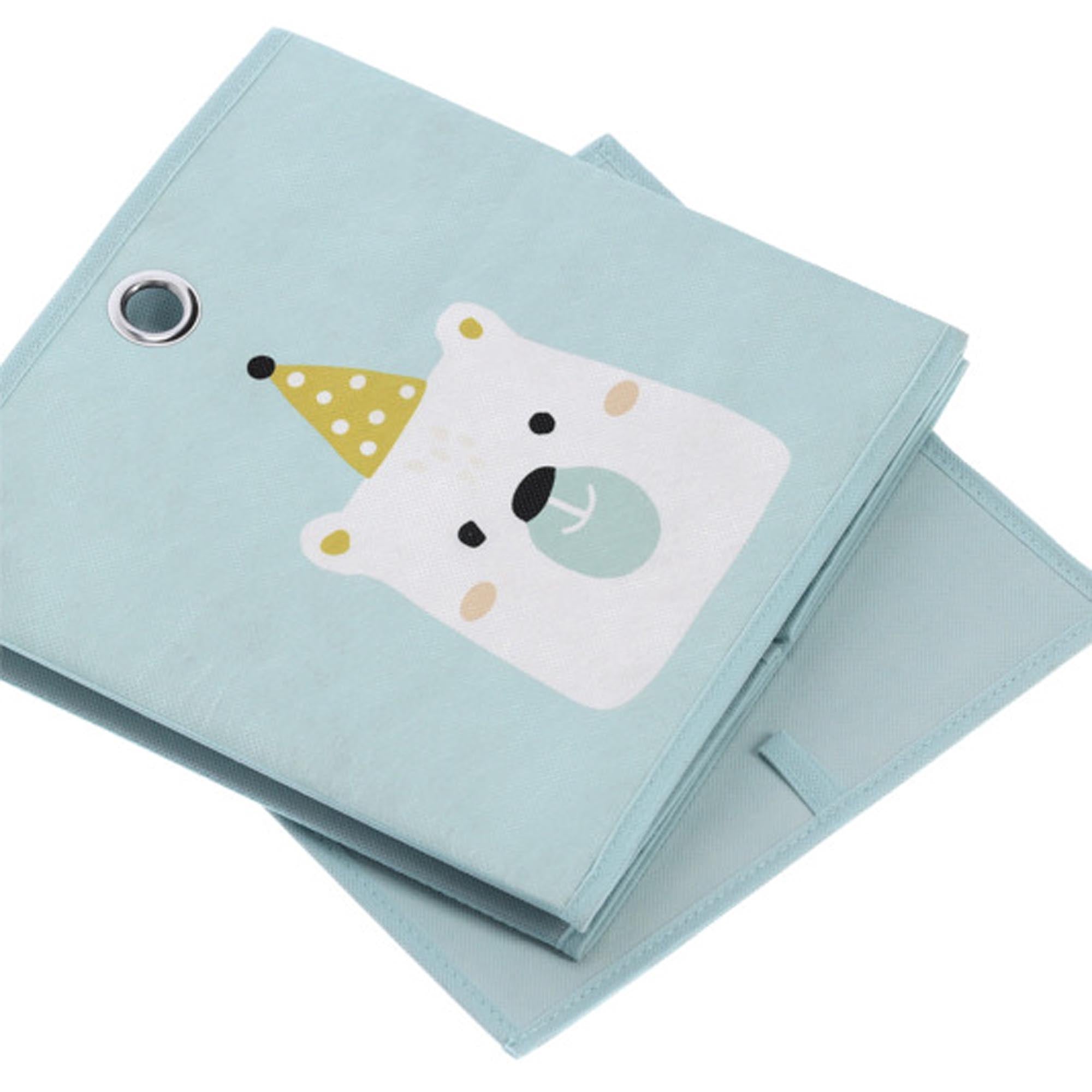 Aufbewahrungsbox Icebear Vlies 28x28x28 cm in  präsentiert im Onlineshop von KAQTU Design AG. Aufbewahrungsbox ist von ZELLER PRESENT