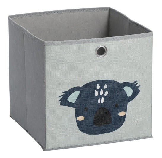 Aufbewahrungsbox Koala Vlies 28x28x28 cm in  präsentiert im Onlineshop von KAQTU Design AG. Aufbewahrungsbox ist von ZELLER PRESENT