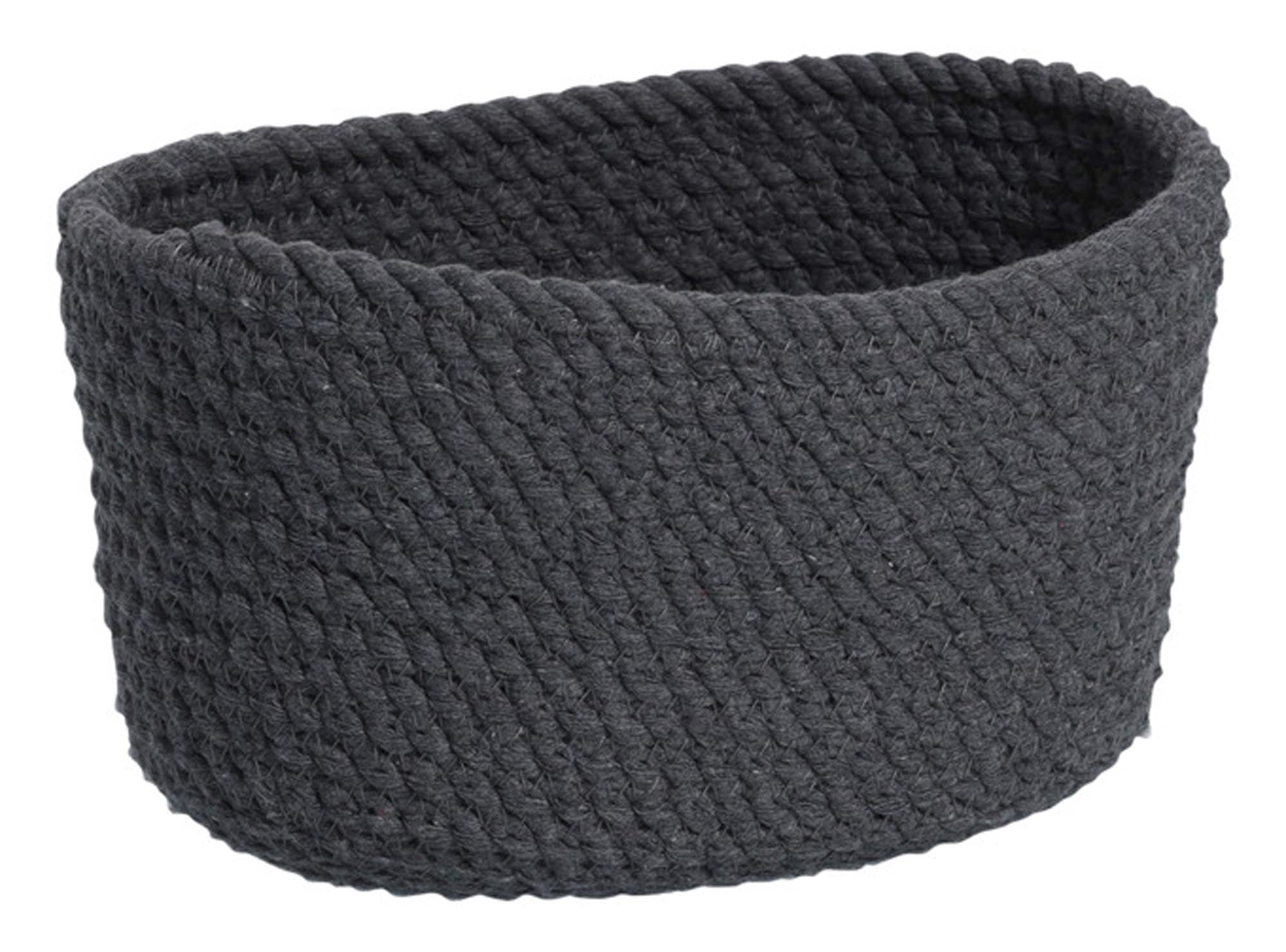 ZELLER PRESENT Aufbewahrungskorb Set 3-teilig weiss Baumwolle in  präsentiert im Onlineshop von KAQTU Design AG. Aufbewahrungskorb ist von ZELLER PRESENT