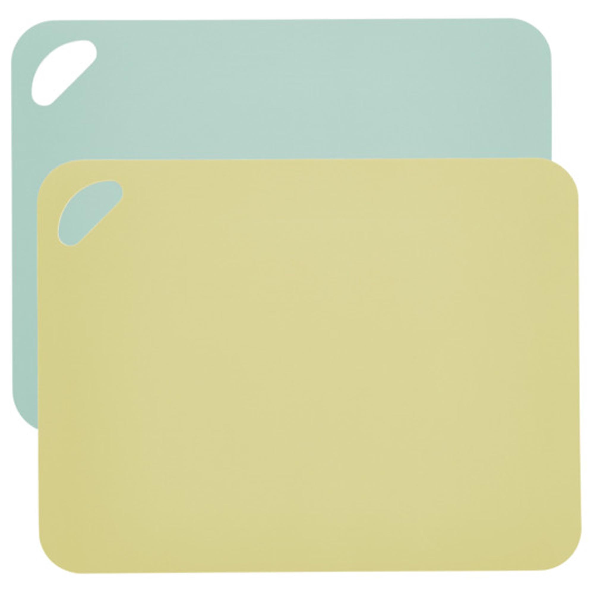 ZELLER PRESENT Schneidmatten Set 2-teilig limettengrün und mint Kunststoff 29x38 cm in  präsentiert im Onlineshop von KAQTU Design AG. Schneidbrett ist von ZELLER PRESENT