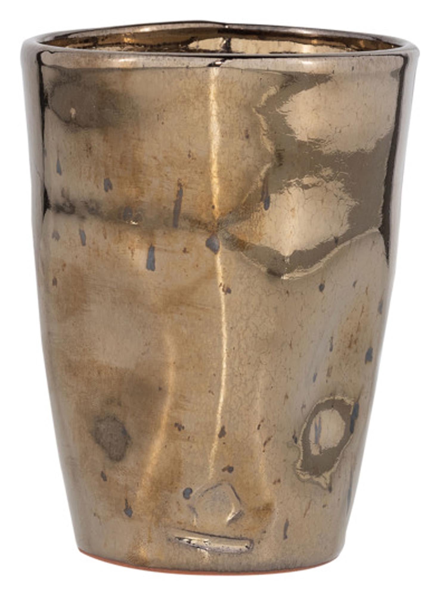 DUTCHDELUXE Becher platin 300 ml in  präsentiert im Onlineshop von KAQTU Design AG. Glas ist von DUTCHDELUXES