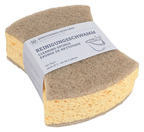 REDECKER Reinigungsschwamm 2 Stück 11.5x9 cm in  präsentiert im Onlineshop von KAQTU Design AG. Reinigung & Wäsche ist von REDECKER