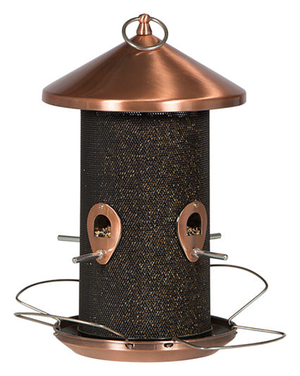 SIENA GARDEN Vogelfüttersäule ø 19 cm Kupfer in  präsentiert im Onlineshop von KAQTU Design AG. Nistkasten ist von SIENA GARDEN