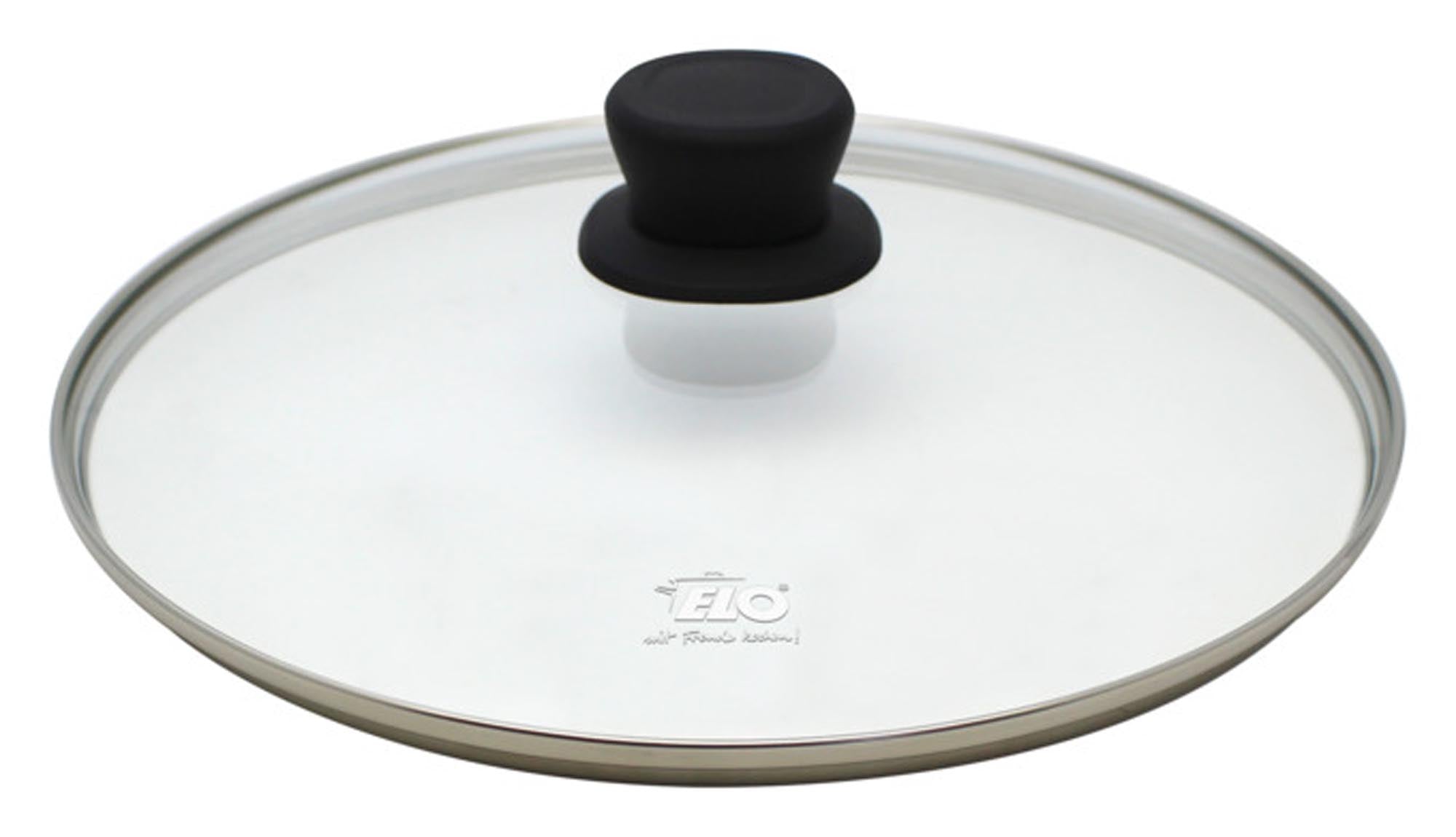 ELO Glasdeckel Basic ø 28 cm: Hitzebeständig, ergonomisch, vielseitig einsetzbar. Ideal für Töpfe und Pfannen, spülmaschinenfest und ästhetisch.