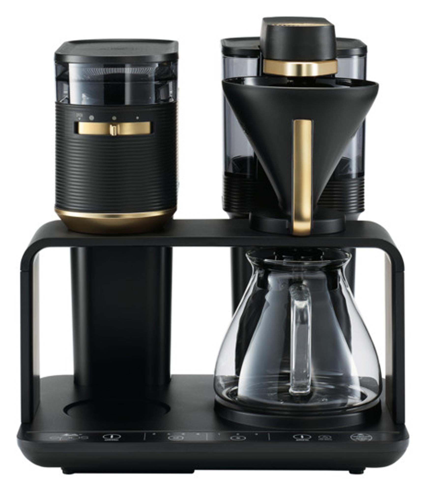 Entdecken Sie die MELITTA Kaffeemaschine Epos: Hochwertige Filterkaffeemaschine mit integriertem Mahlwerk, individueller Einstellung und Warmhaltefunktion.