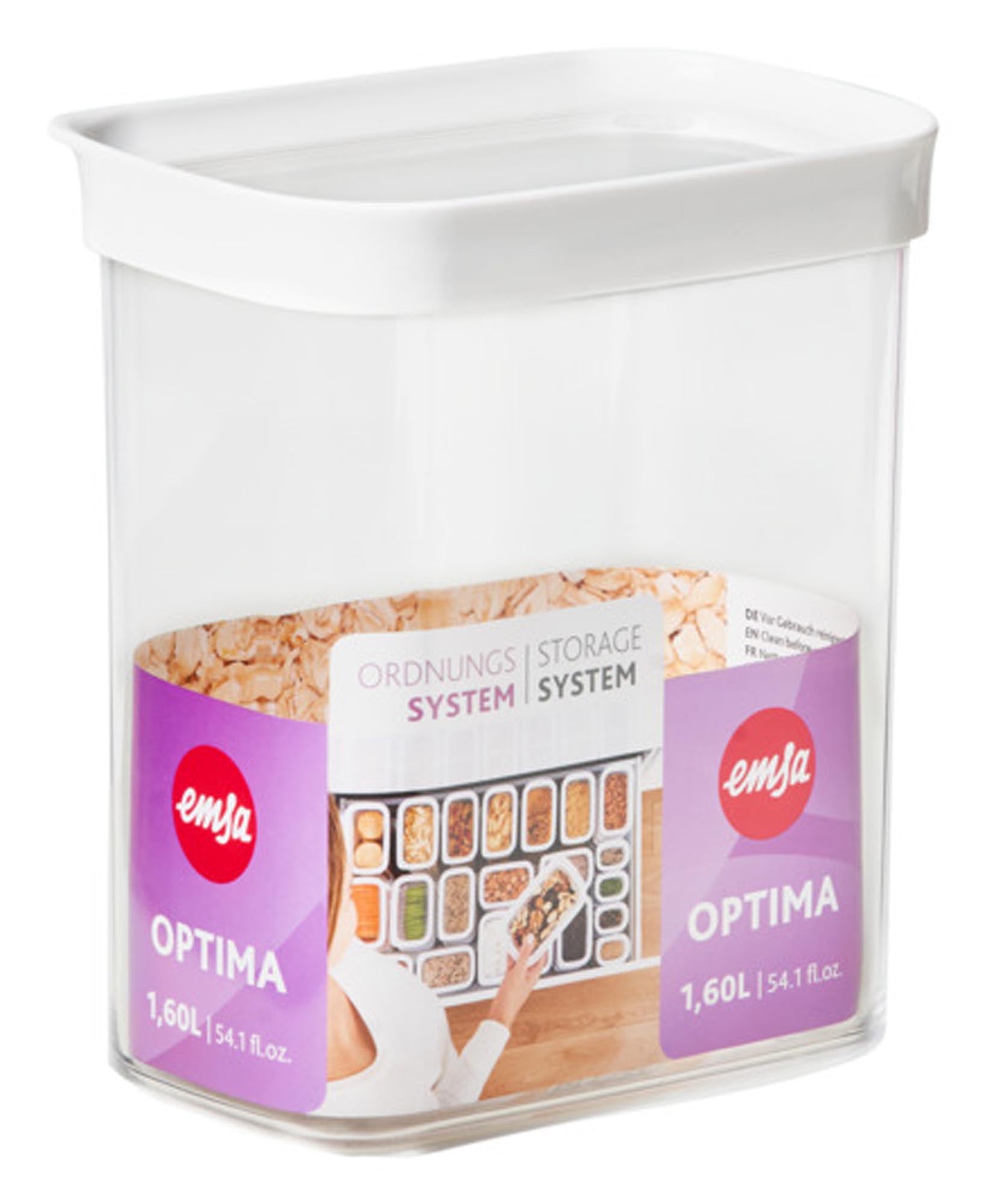 EMSA Optima 4.4l: Luftdicht, BPA-frei, stapelbar. Ideal für frische & trockene Lebensmittel. Robust & umweltfreundlich.