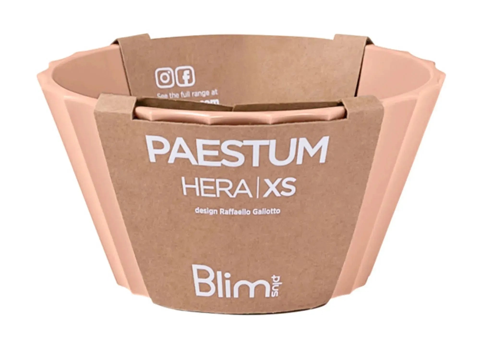 Elegante rosa Schüssel BLIM PLUS Hera XS, ø 11 cm, H 6 cm, ideal für kleine Portionen, stilvolles Design für jeden Anlass.