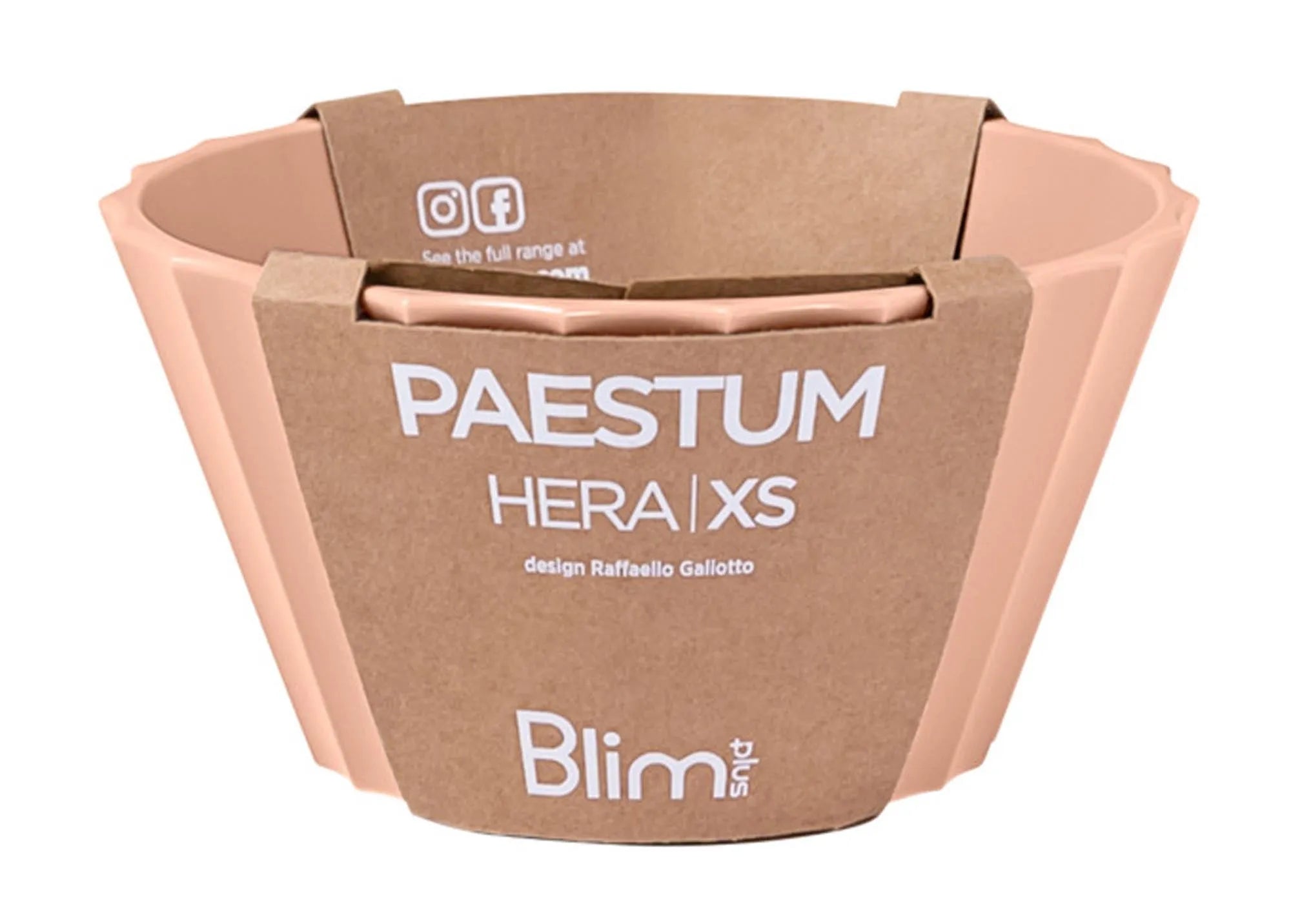 Elegante rosa Schüssel BLIM PLUS Hera XS, ø 11 cm, H 6 cm, ideal für kleine Portionen, stilvolles Design für jeden Anlass.