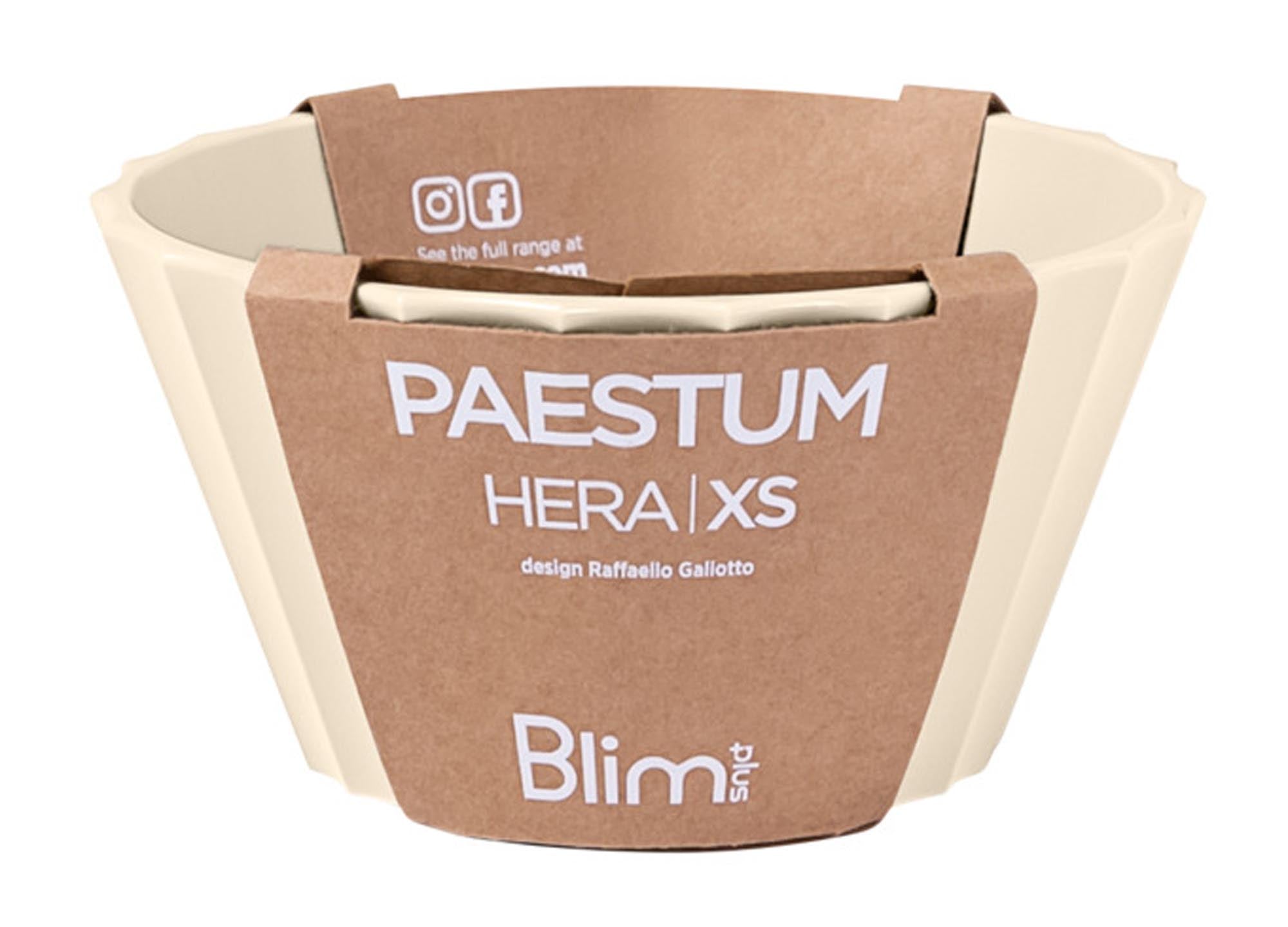 Kleine beige Schüssel BLIM PLUS Hera XS, 11 cm Durchmesser, 6 cm hoch, ideal für Snacks oder Beilagen, stilvoll und praktisch.