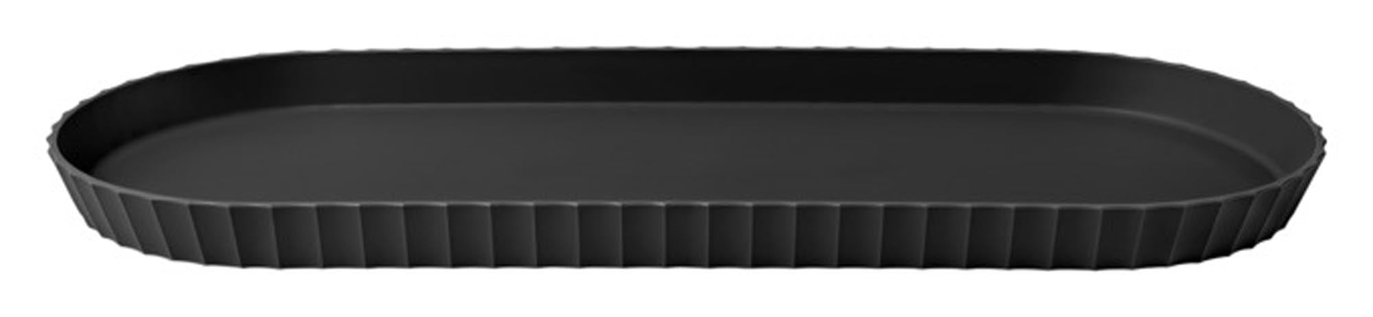 BLIM PLUS Tablett Minerva L carbon black 51x20.5 cm in  präsentiert im Onlineshop von KAQTU Design AG. Tablett ist von BLIMPLUS
