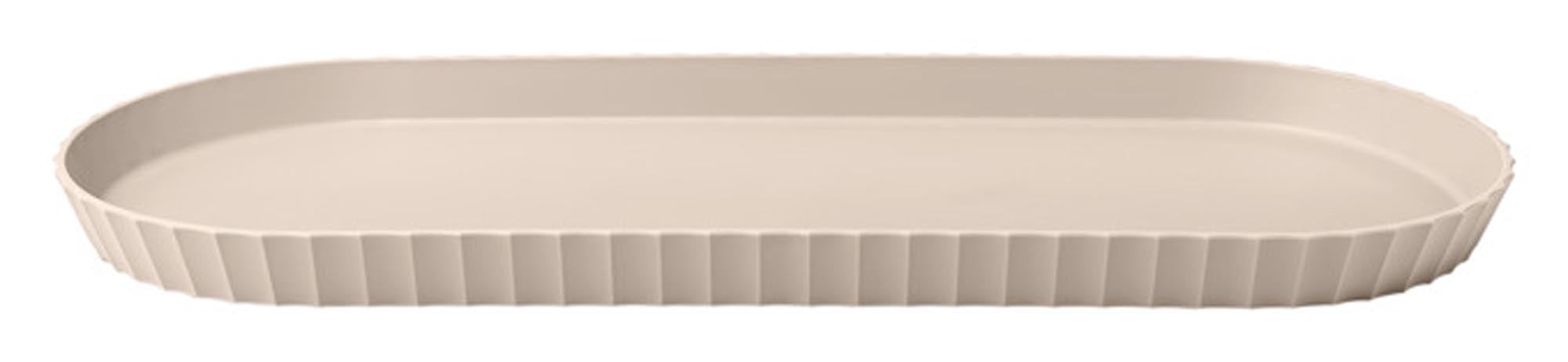 BLIM PLUS Tablett Minerva L moka grey 51x20.5 cm in  präsentiert im Onlineshop von KAQTU Design AG. Tablett ist von BLIMPLUS