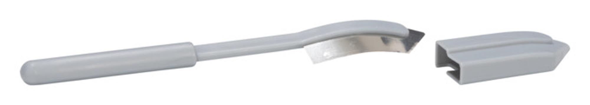 Entdecken Sie das PÂTISSE Baguettemesser grau 13 cm – ideal für präzise Schnitte von Baguettes und Brot. Hochwertige Edelstahlklinge, ergonomischer Griff.