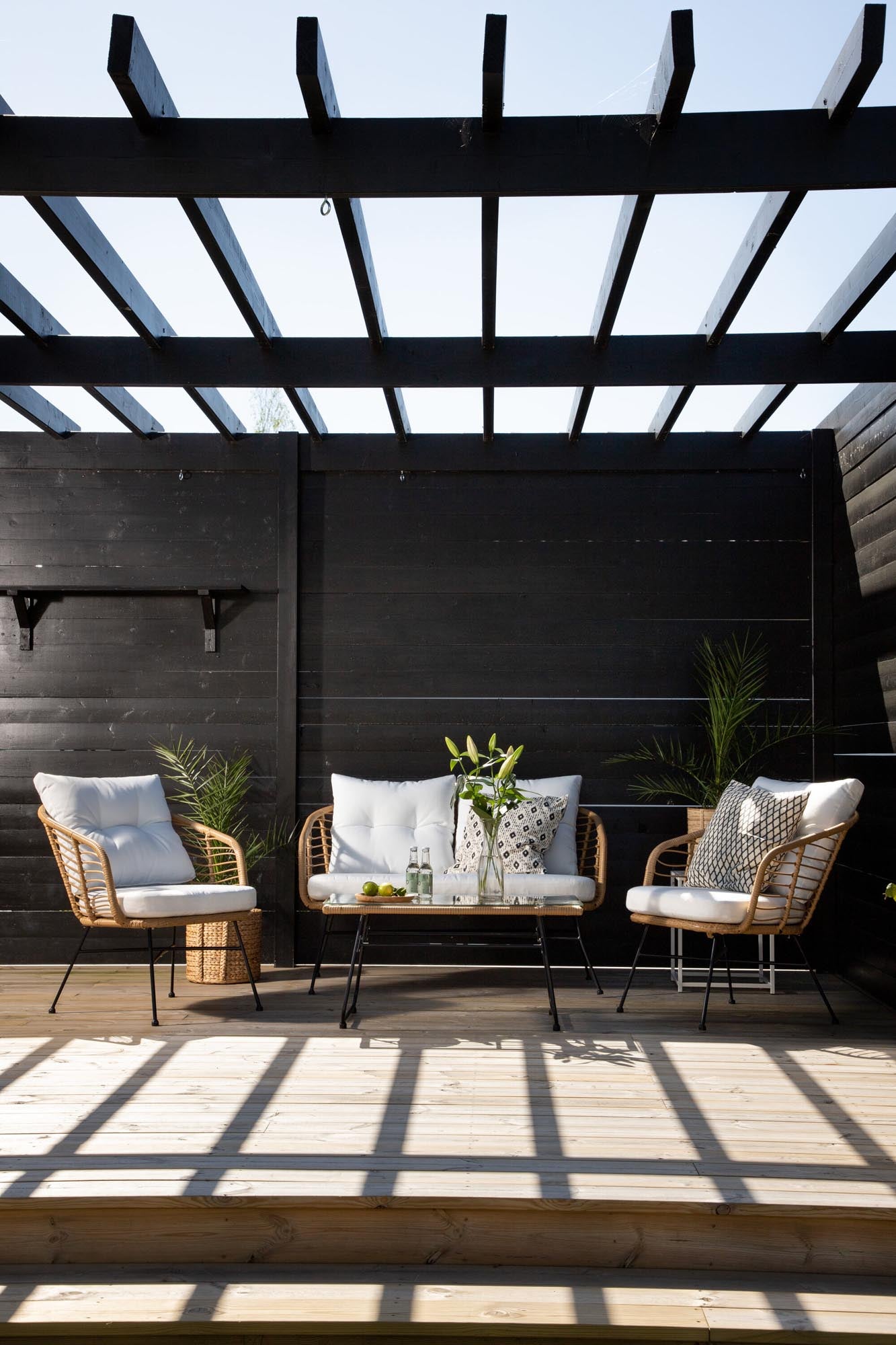 Viga Sofa Outdoorset 90cm in Natur präsentiert im Onlineshop von KAQTU Design AG. Loungeset ist von Venture Home