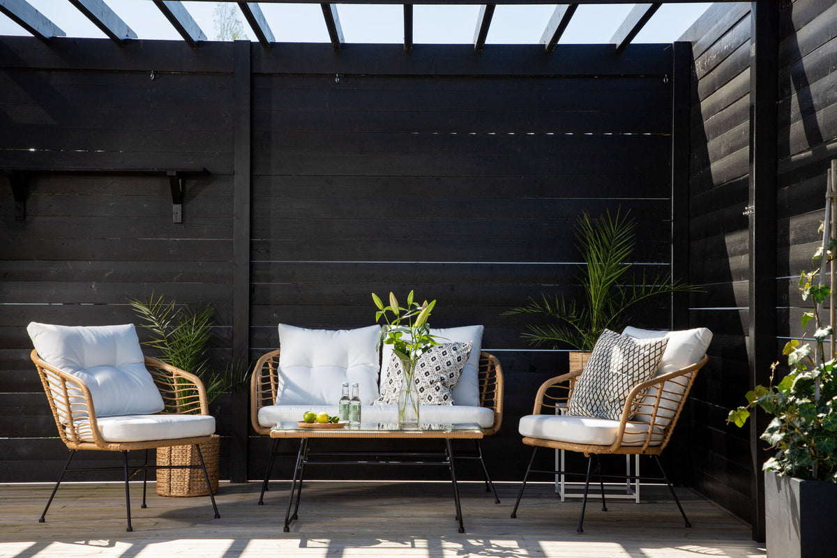 Viga Sofa Outdoorset 90cm in Natur präsentiert im Onlineshop von KAQTU Design AG. Loungeset ist von Venture Home