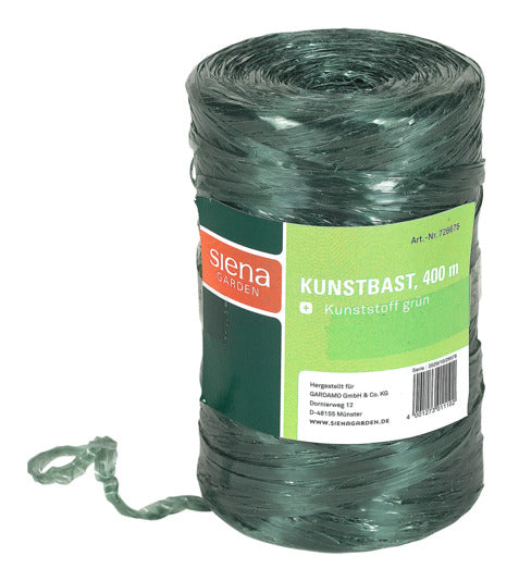 SIENA GARDEN Kunstbast grün 400 m in  präsentiert im Onlineshop von KAQTU Design AG. Gartenutensilien ist von SIENA GARDEN