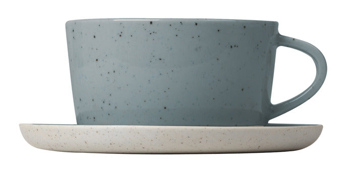 Teetasse Sablo stone 4tlg. in  präsentiert im Onlineshop von KAQTU Design AG. Tasse ist von BLOMUS