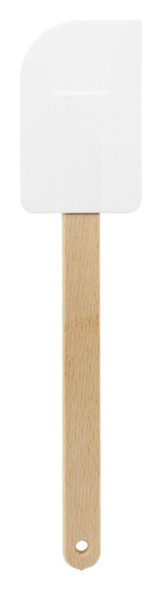 Der KISAG Teigschaber Jumbo 31.5 cm ist ideal zum Mischen, Schaben und Verteilen von Teig. Hergestellt aus hitzebeständigem Silikon, leicht zu reinigen und ergonomisch gestaltet.