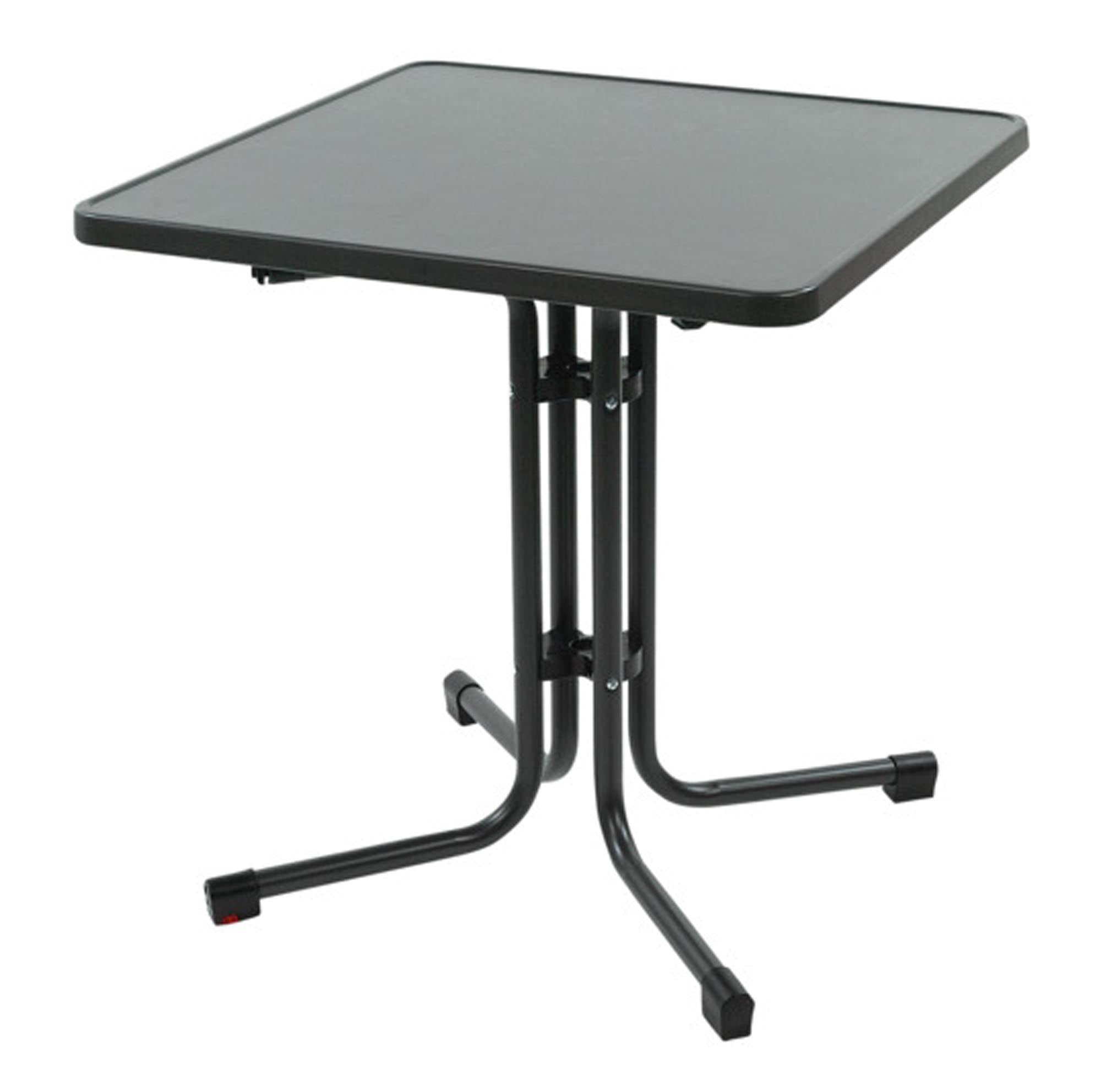 Entdecken Sie den SIENA GARDEN Klapptisch Paco (70x70 cm) – robust, wetterfest und ideal für kleine Gärten. Platzsparend und stilvoll!