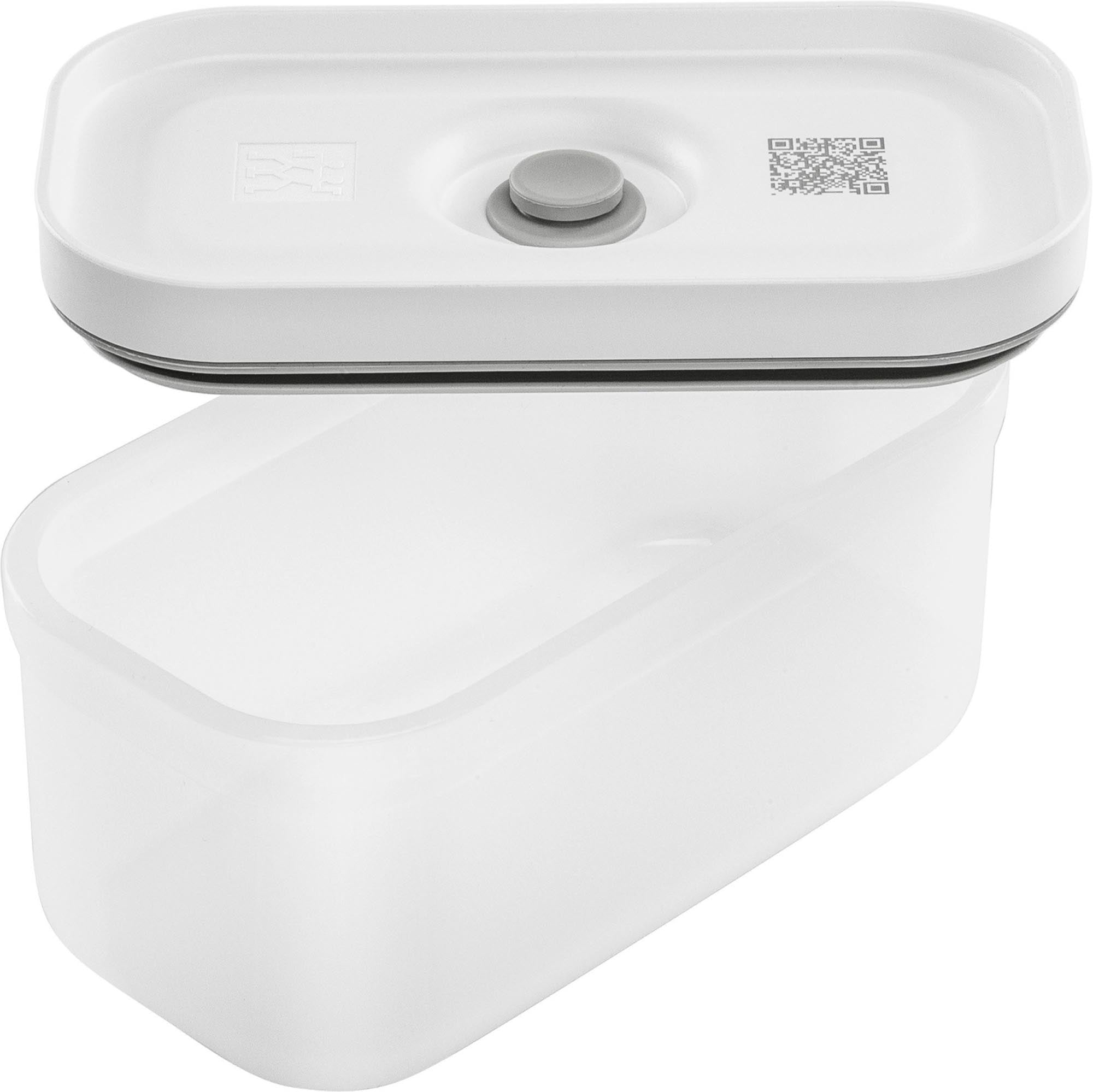Vakuum-Lunchbox S, Kunststoff, 15.6x8.7x7.7 cm - 0.5L in Transparent präsentiert im Onlineshop von KAQTU Design AG. Aufbewahrungsdose ist von Zwilling Kitchen