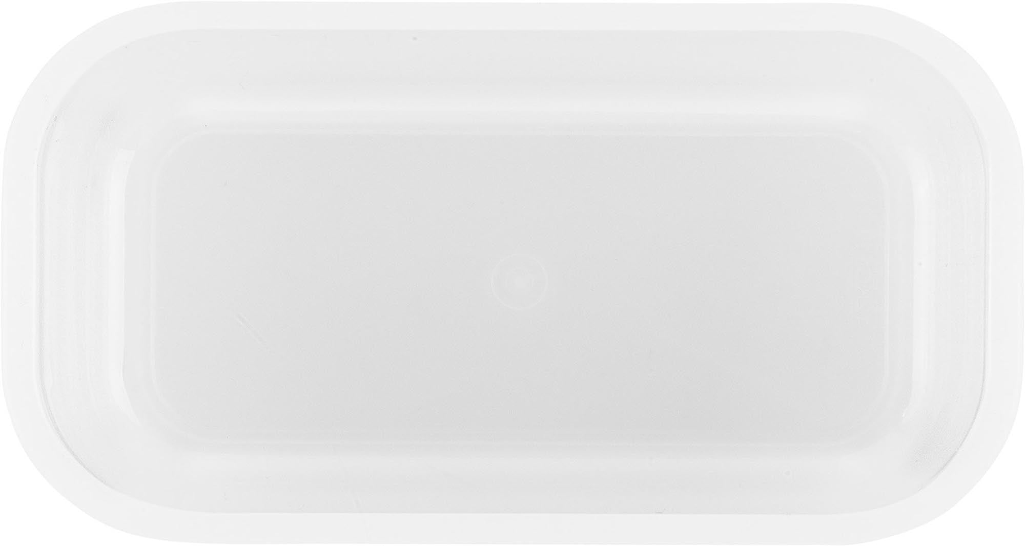 Praktische Vakuum-Lunchbox aus Kunststoff, 0,5L, kompakt und ideal für unterwegs, Maße: 15,6x8,7x7,7 cm, von Zwilling Kitchen.