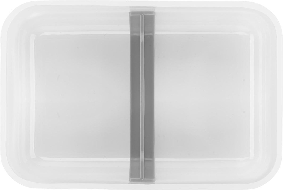 Vakuum-Lunchbox flach L, Kunststoff, 21.7x14.6x6.5 cm - 1.0L in Transparent präsentiert im Onlineshop von KAQTU Design AG. Snackbox ist von Zwilling Kitchen