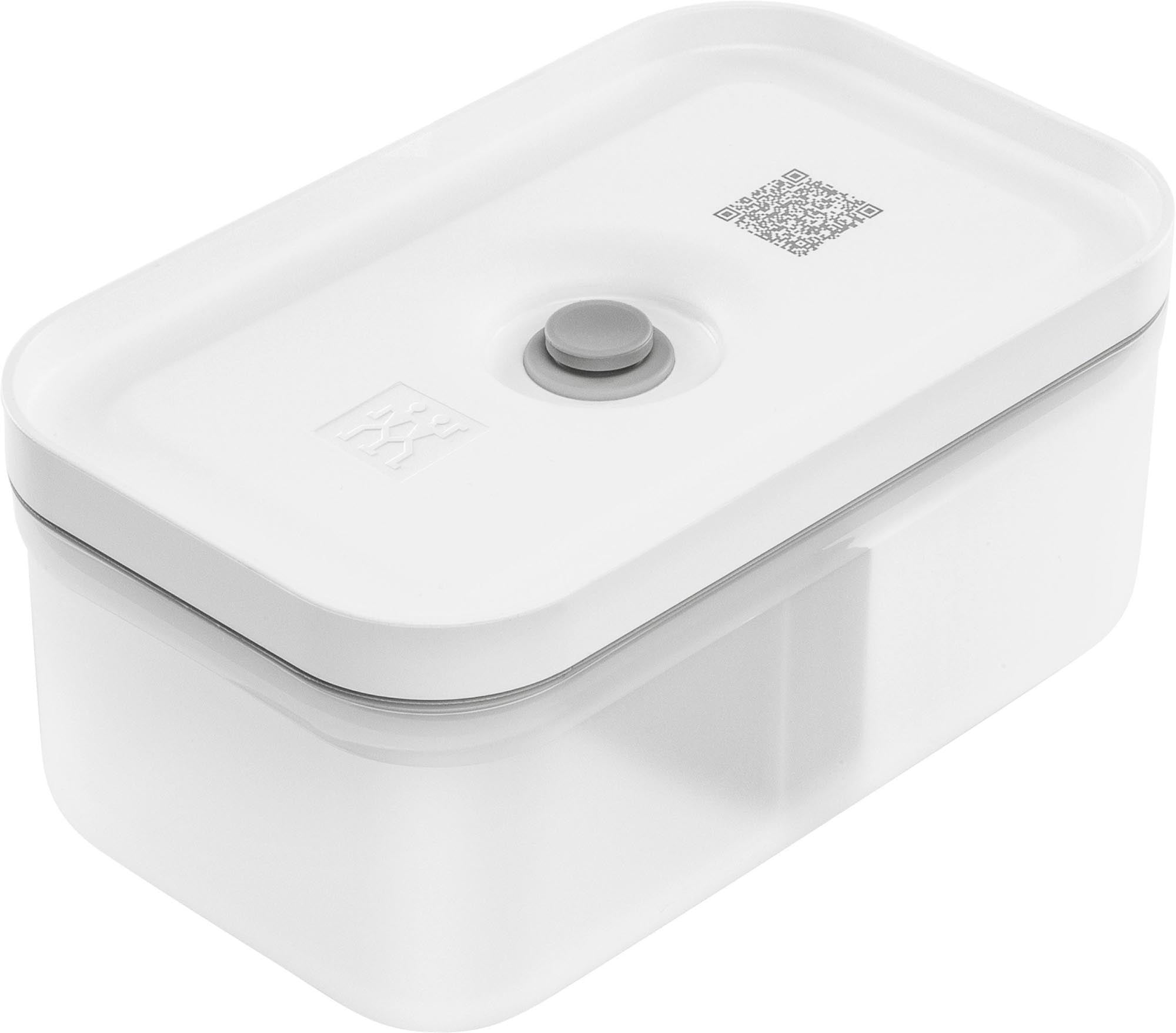 Praktische Vakuum-Lunchbox aus Kunststoff, 0.8L, 18.5x11.5x7.6 cm, ideal für frische Mahlzeiten unterwegs, von Zwilling Kitchen.