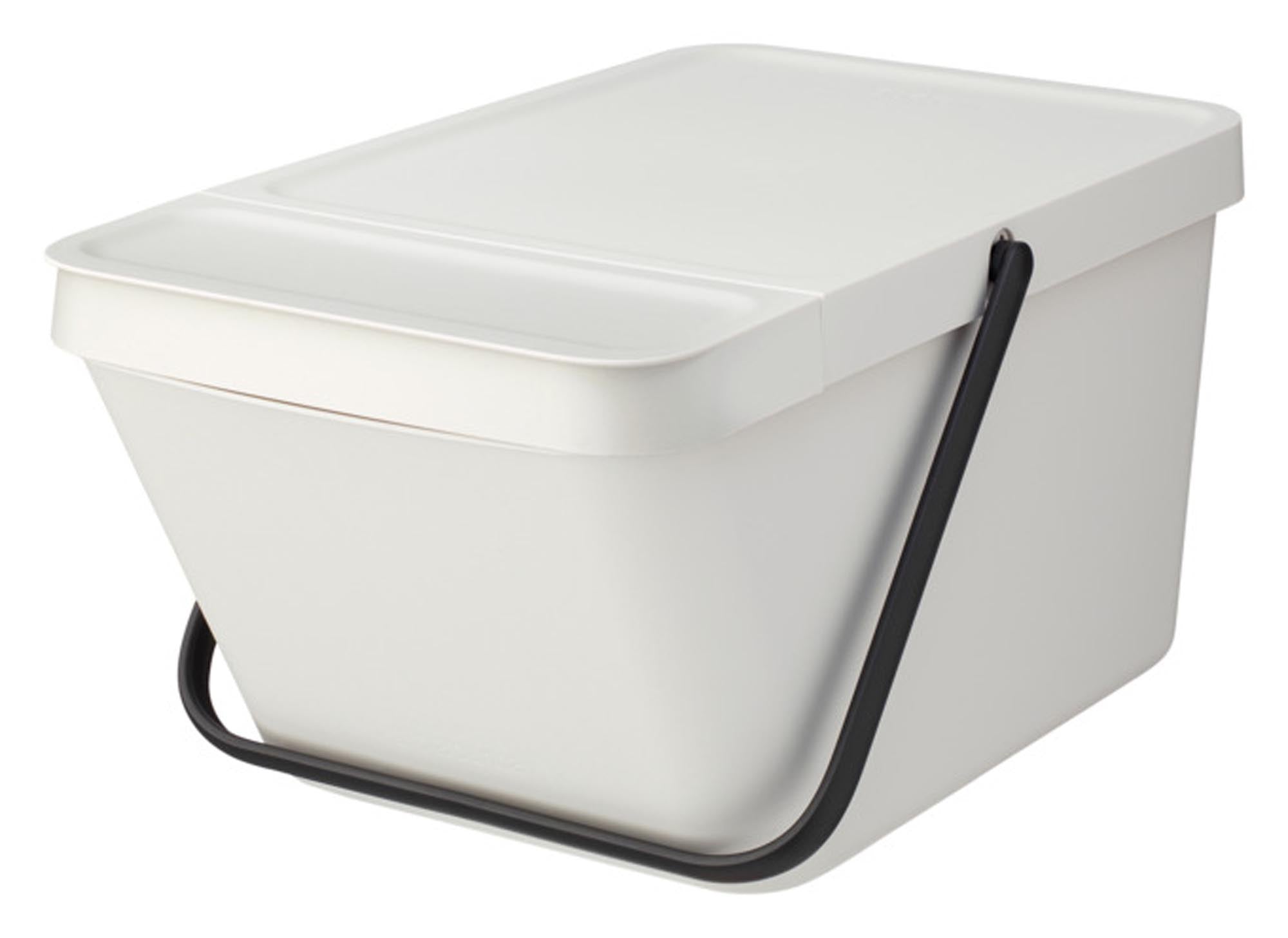 BRABANTIA Abfallbehälter Sort&Go light grey 20 l in  präsentiert im Onlineshop von KAQTU Design AG. Mülleimer ist von BRABANTIA