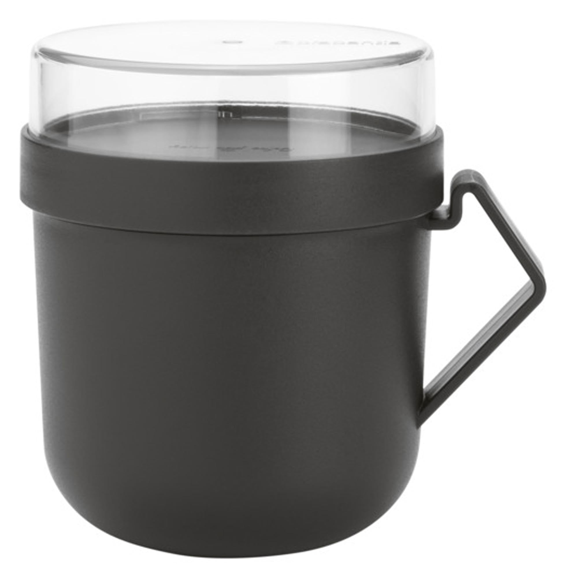 BRABANTIA Suppentasse Make & Take dark grey 0.6 l in  präsentiert im Onlineshop von KAQTU Design AG. Glas ist von BRABANTIA