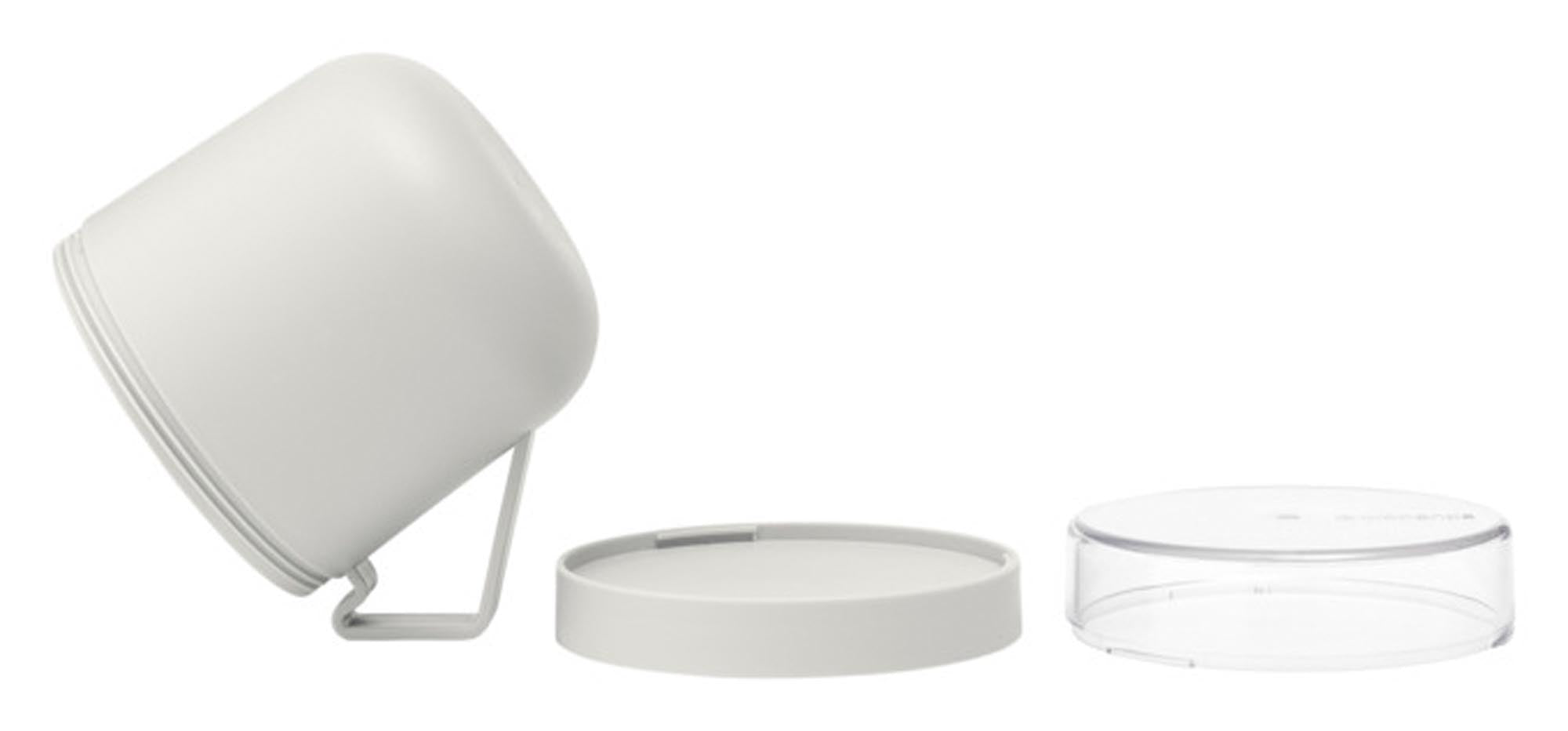 Praktische Suppentasse von BRABANTIA in Hellgrau, 0,6 l, ideal für unterwegs. Stilvolles Design, robust und auslaufsicher.